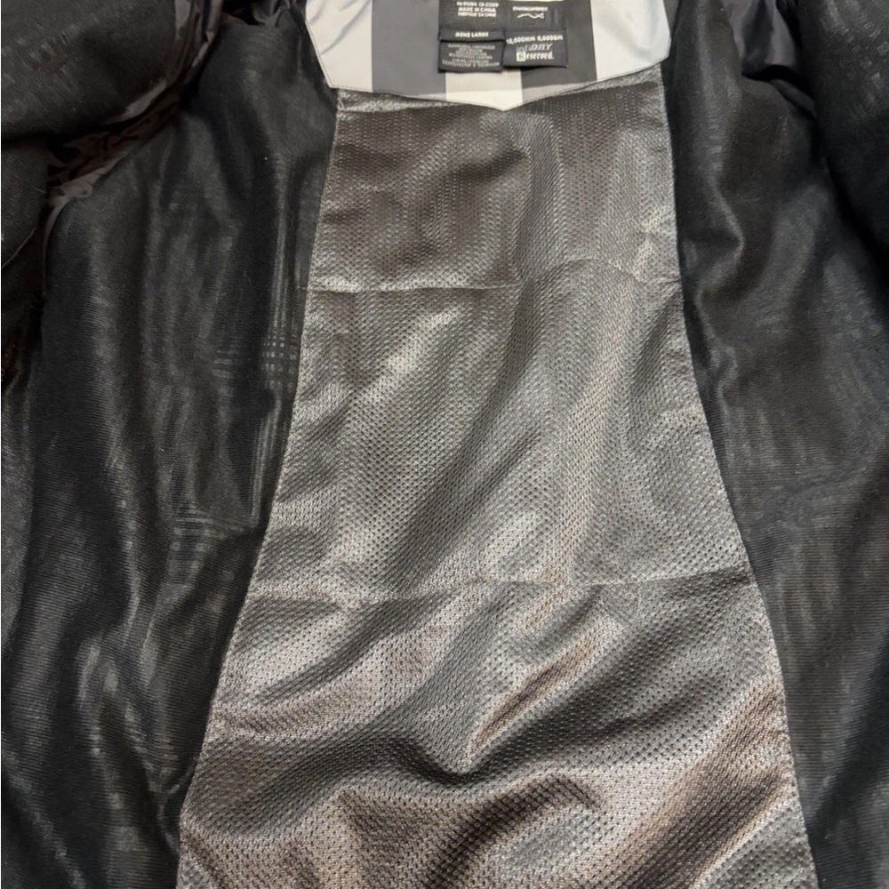 686 Men’s Black & Gray Infi-Dry Hooded Winter Jacket NEW - Picture 8 of 13